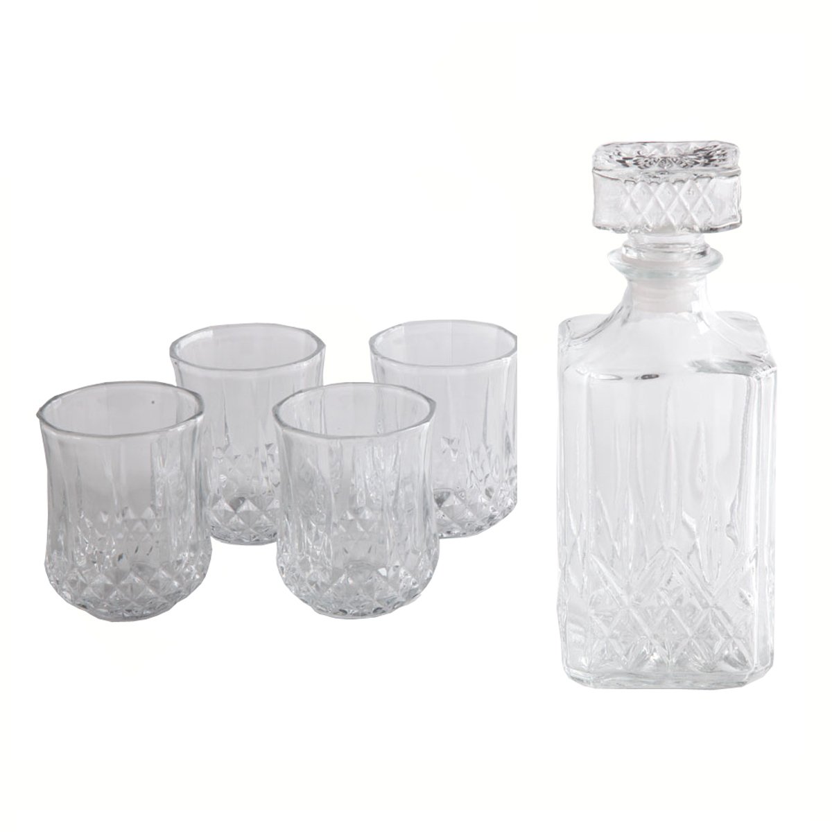 Set Licorera con Vasos Jewelite 5 Pzas 107148.05 Gibson