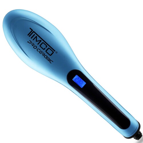 Cepillo Alaciador Azul Ce-002A Timco