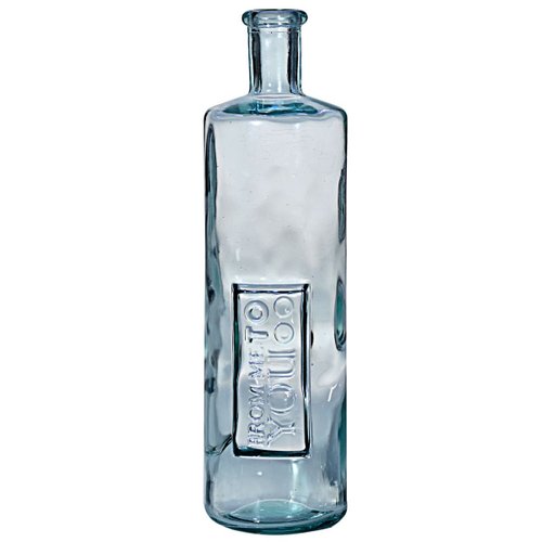 Florero Botella Azul For You 25 Cm