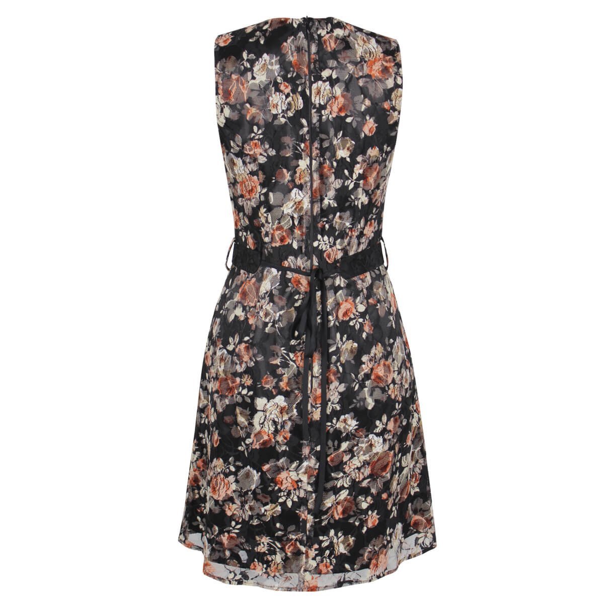 Vestido Petite Sin Mangas Floral Just By Basel