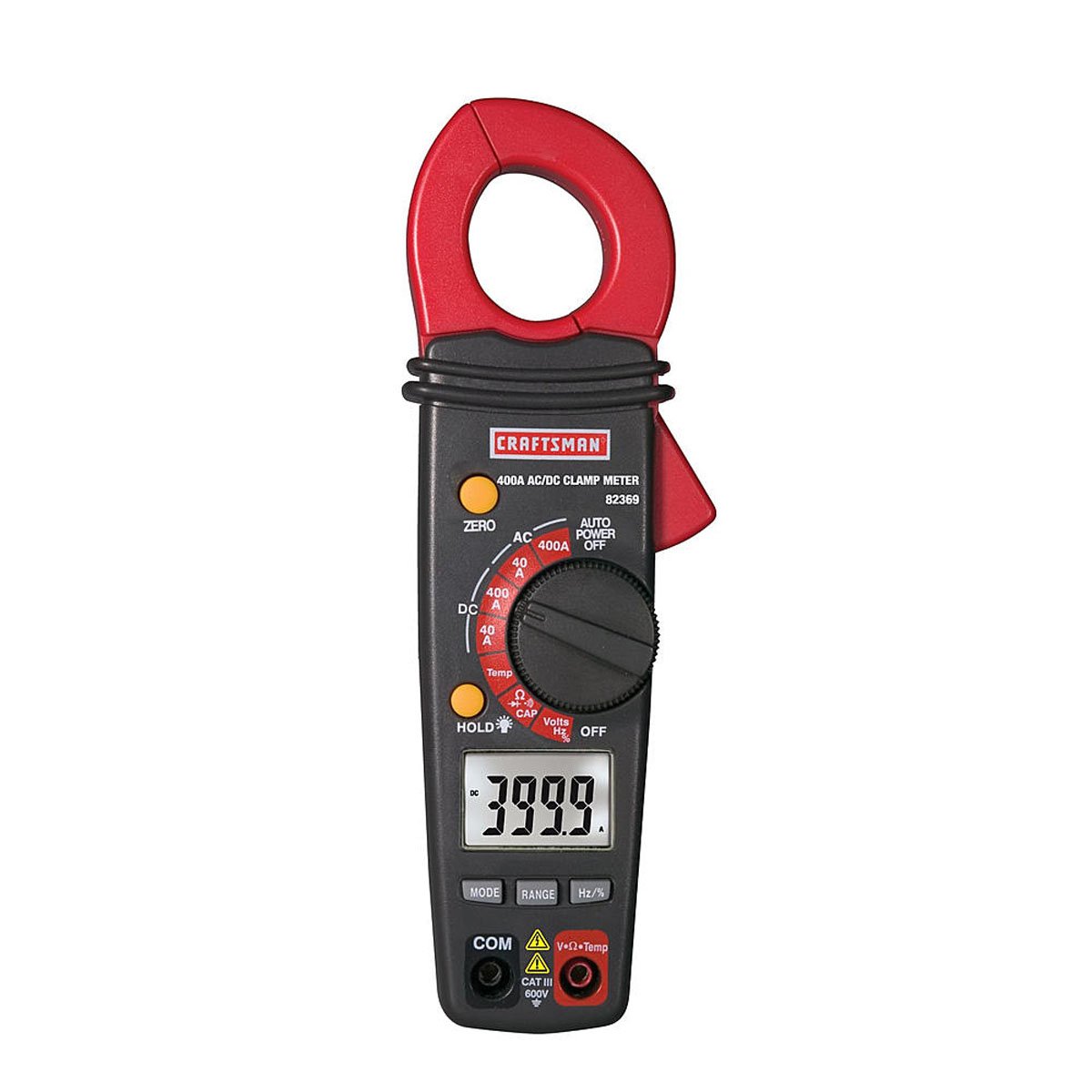Amperímetro de Gancho Modelo 82369 Craftsman