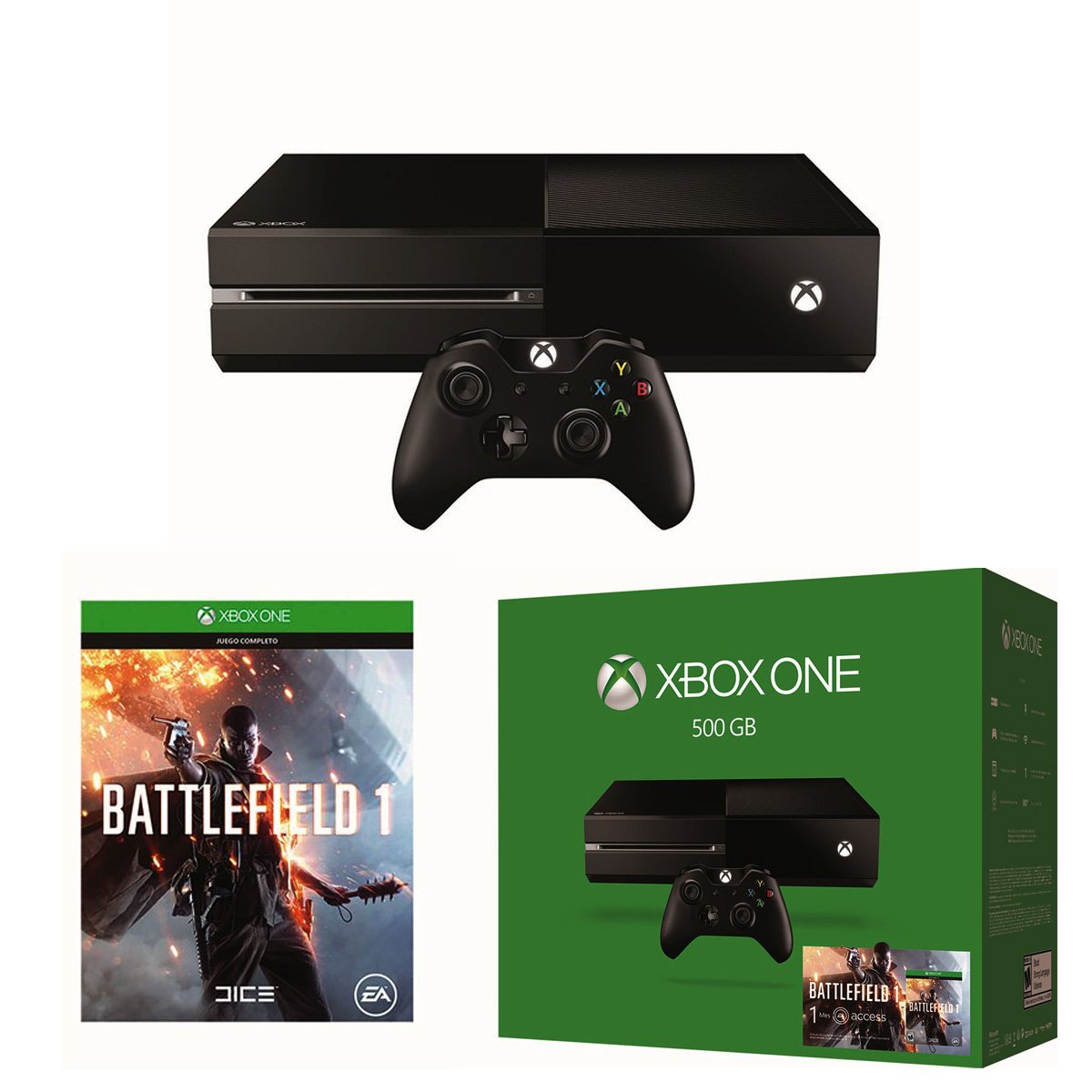 Consola Xbox One 500Gb + Battlefield 1