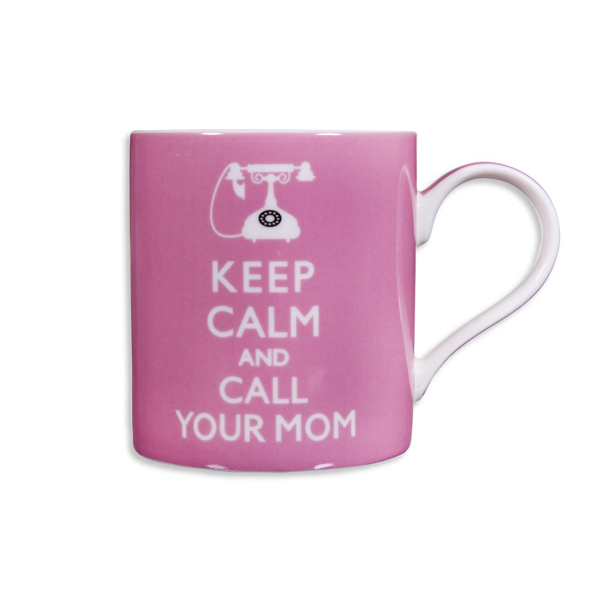 Taza Rosa Keep Calm Call Mom