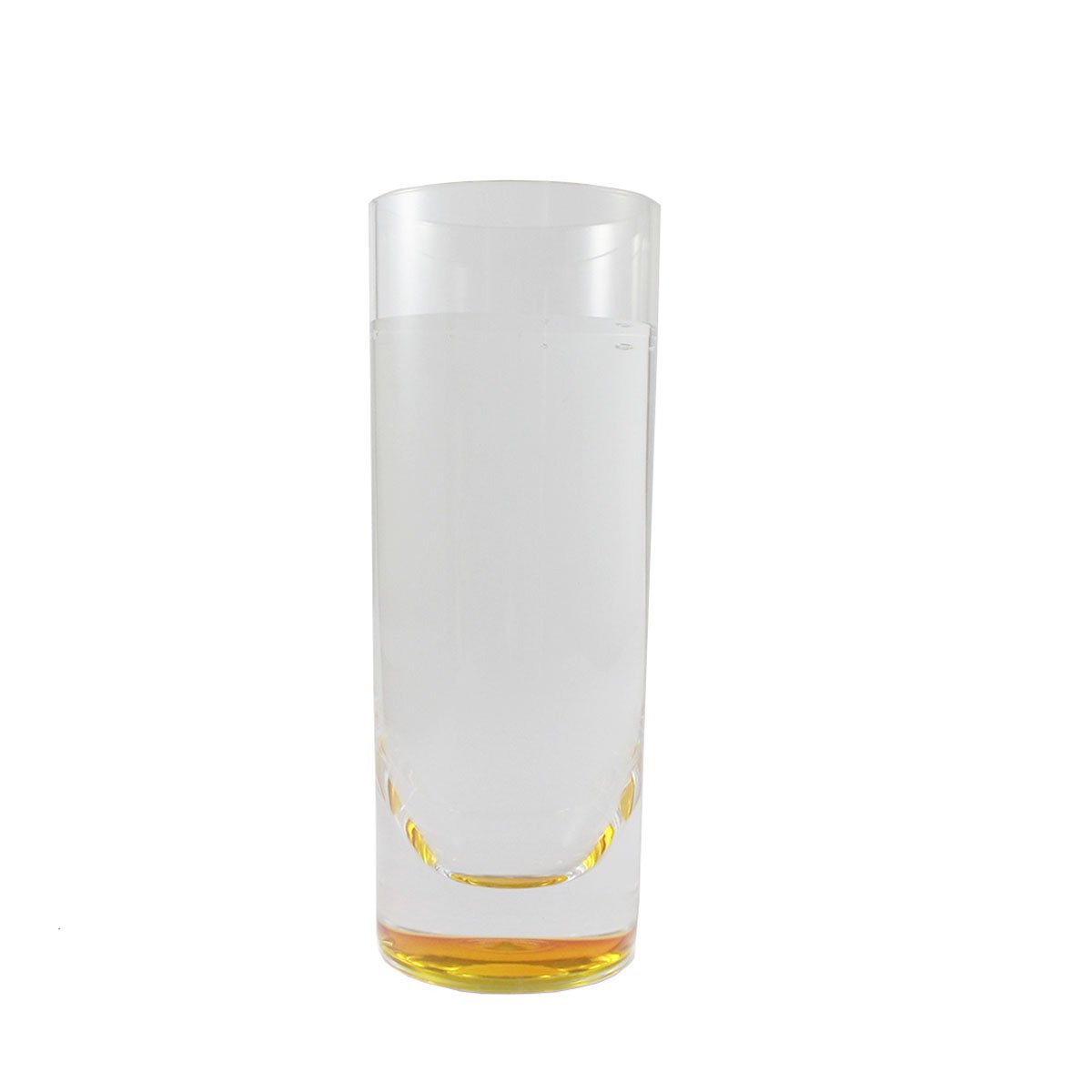 Vaso Transparente con Amarillo Wintech Acrylic
