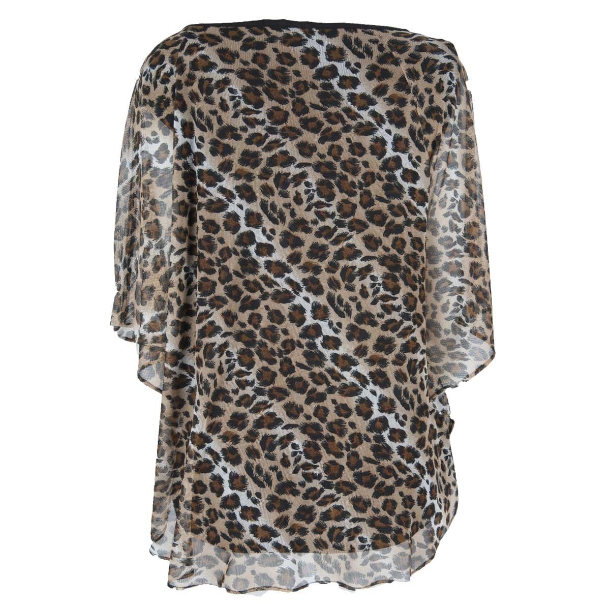 Blusa Plus Amplia Animal Print Davinchy