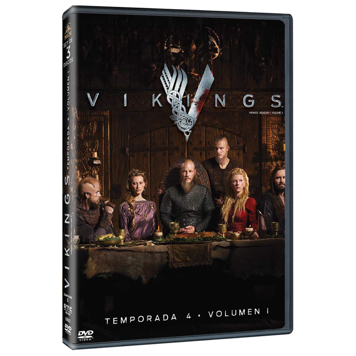 Dvd Vikings Temporada 4 Parte 1