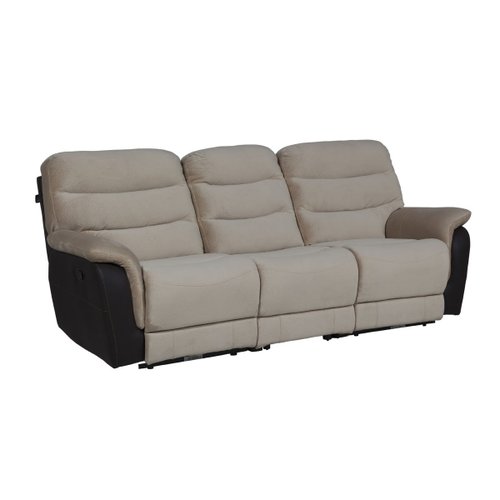 Sof&aacute; Reclinable 2 Duero Knockout Beige Delta Chocolate Boal