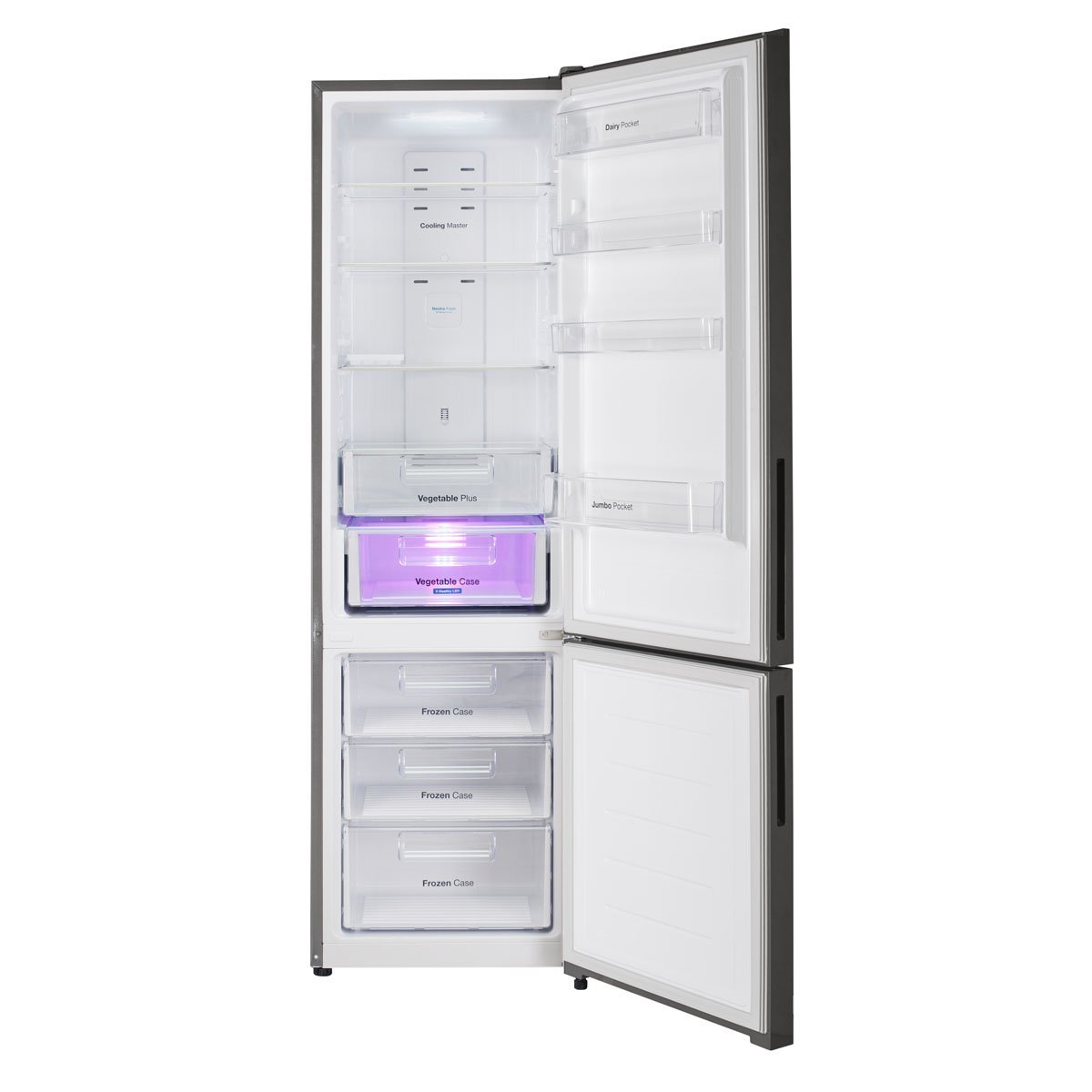 Refrigerador Daewoo Button 13Pies Rct-360Nsg Silver
