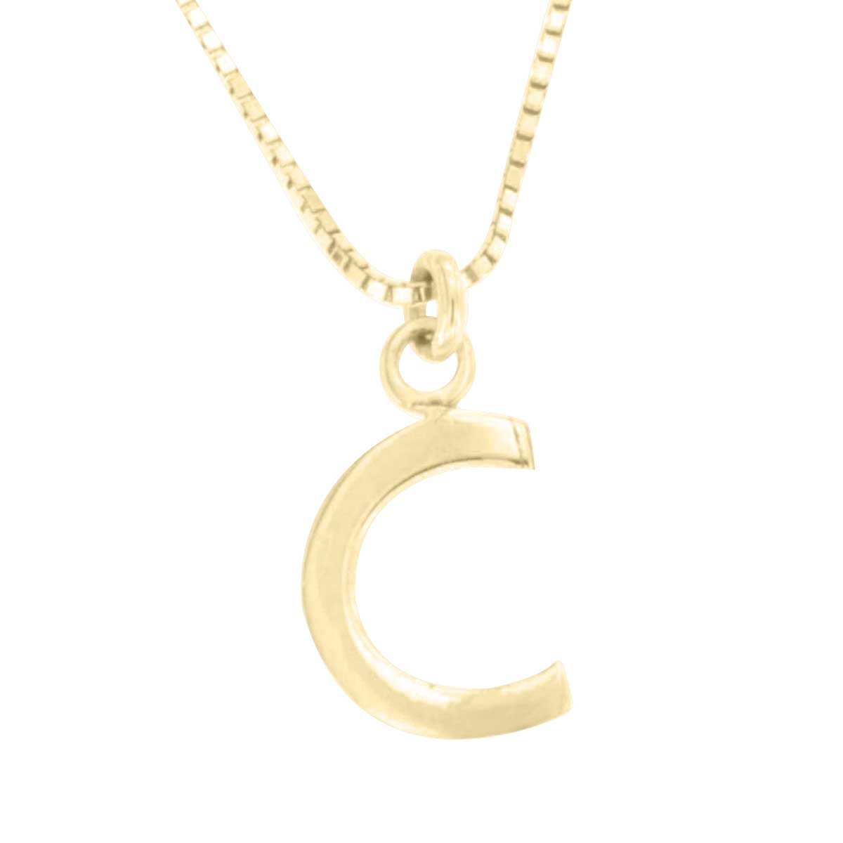 Dije con Cadena Letra C Fianelli