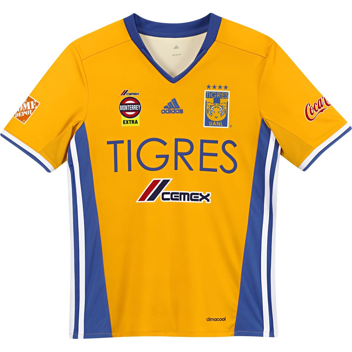 Jersey Adidas Tigres Local Soccer- Niño