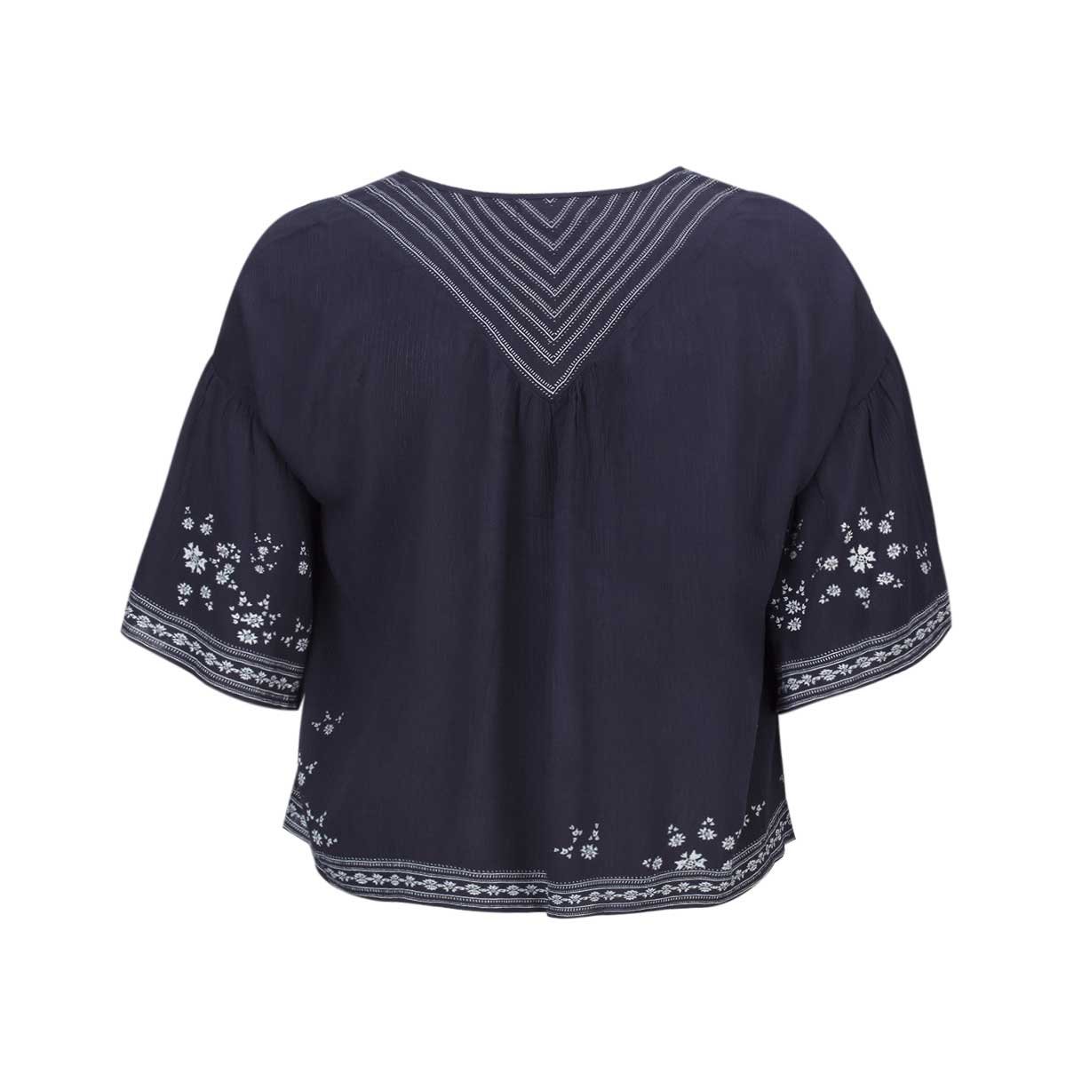 Blusa Manga 3/4 y Agujetas Jeanious