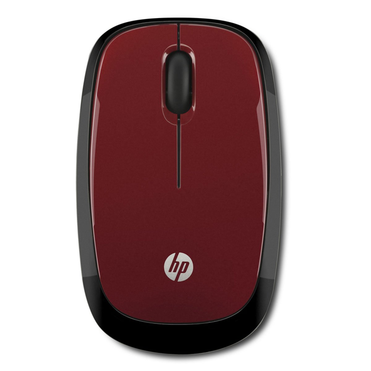 Mouse Hp X1250 Alambrico Retractil Rojo