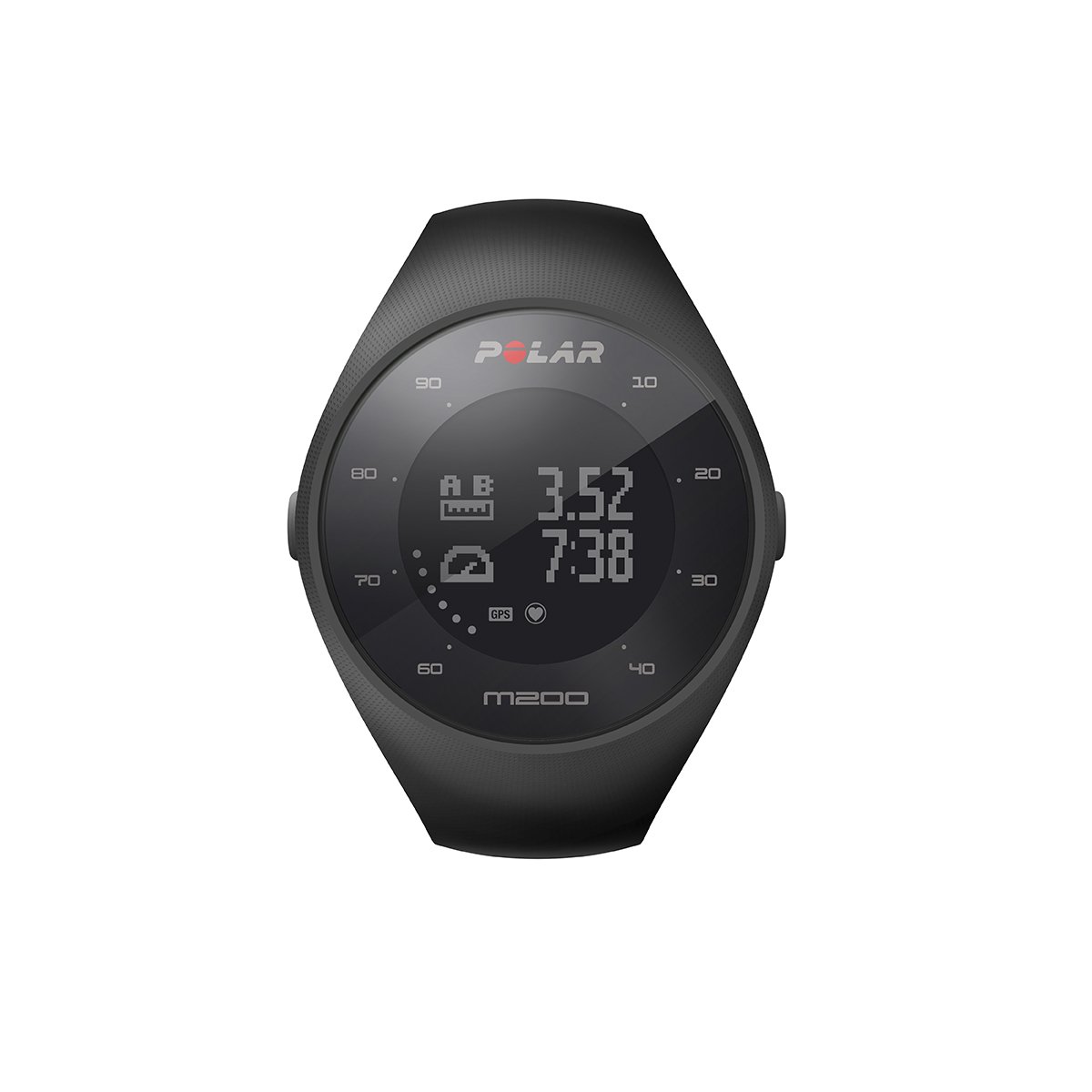 Reloj Deportivo M200 Negro Polar