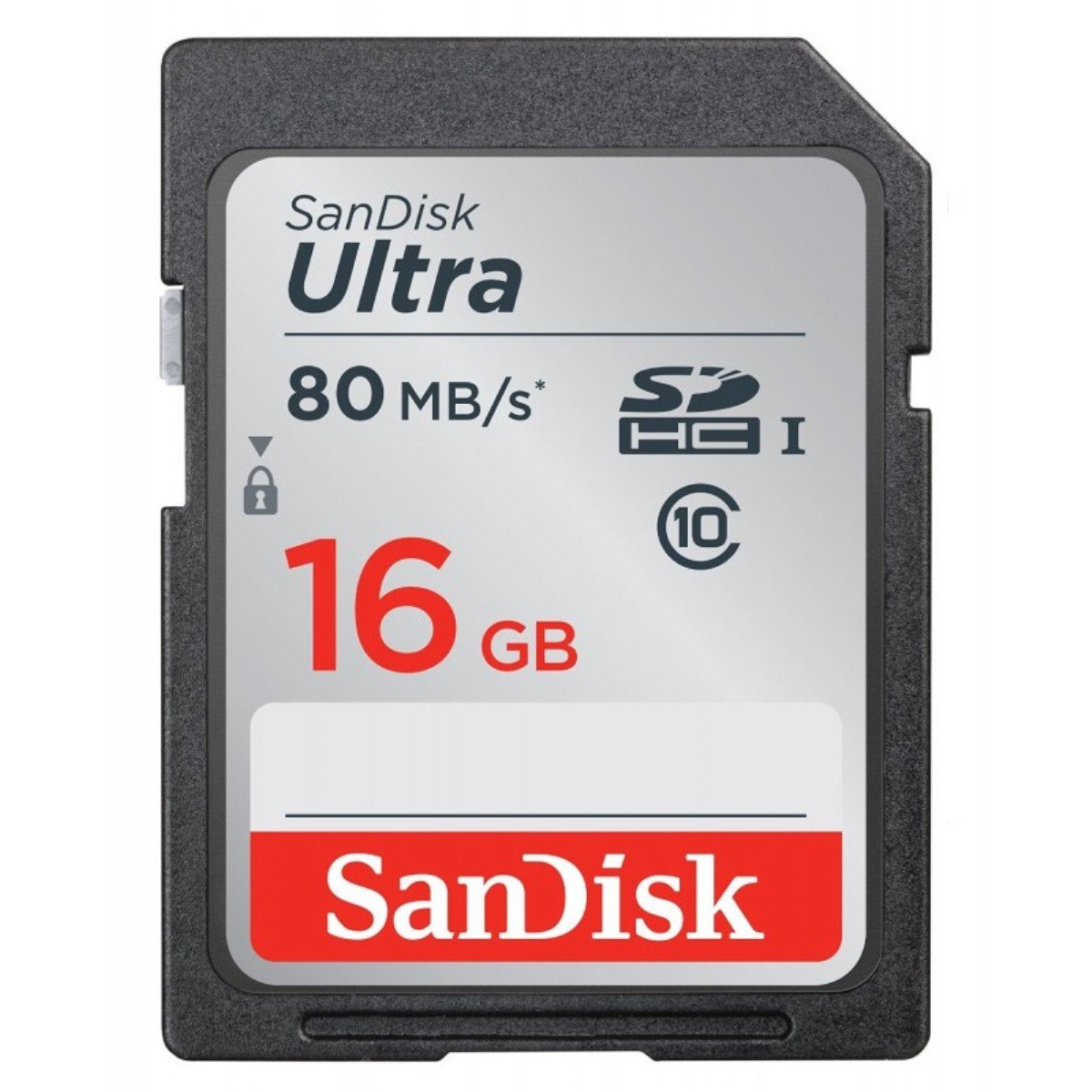 Memoria 16Gb Sandisk Sd  Vel Lect 80Mb Cl10