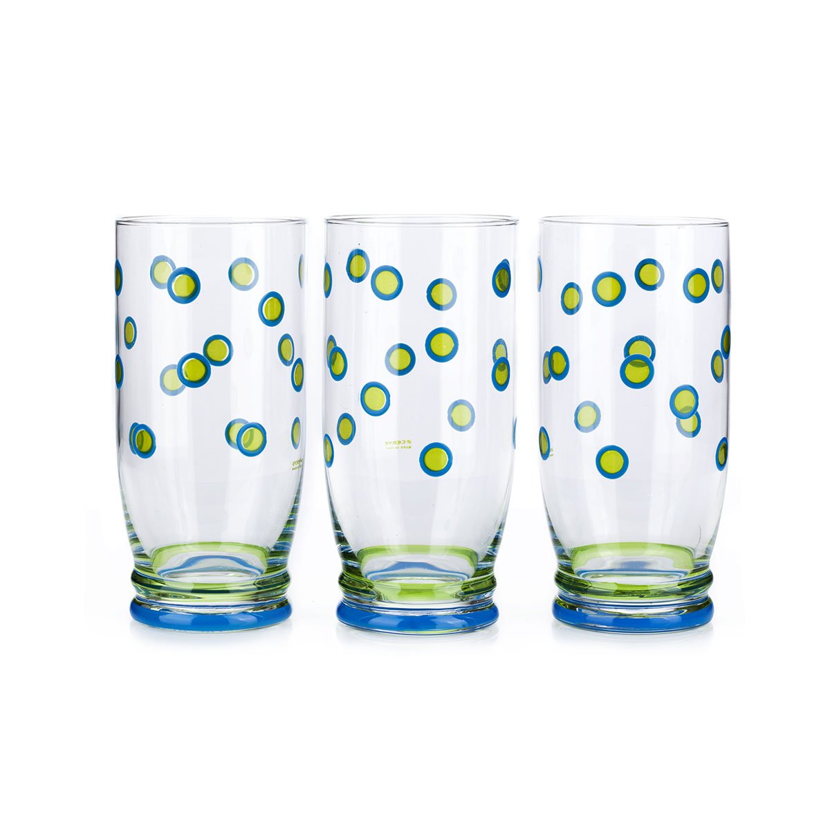 Set de 3 Vasos de Agua Deco Azul 300 Ml M5847016