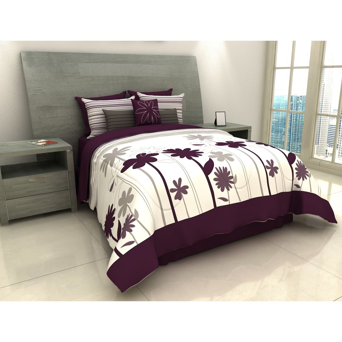 Paquete de Cama Home Nature Roma - Matrimonial / Queen Size