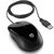 Mouse X900 Alámbrico Negro Hp