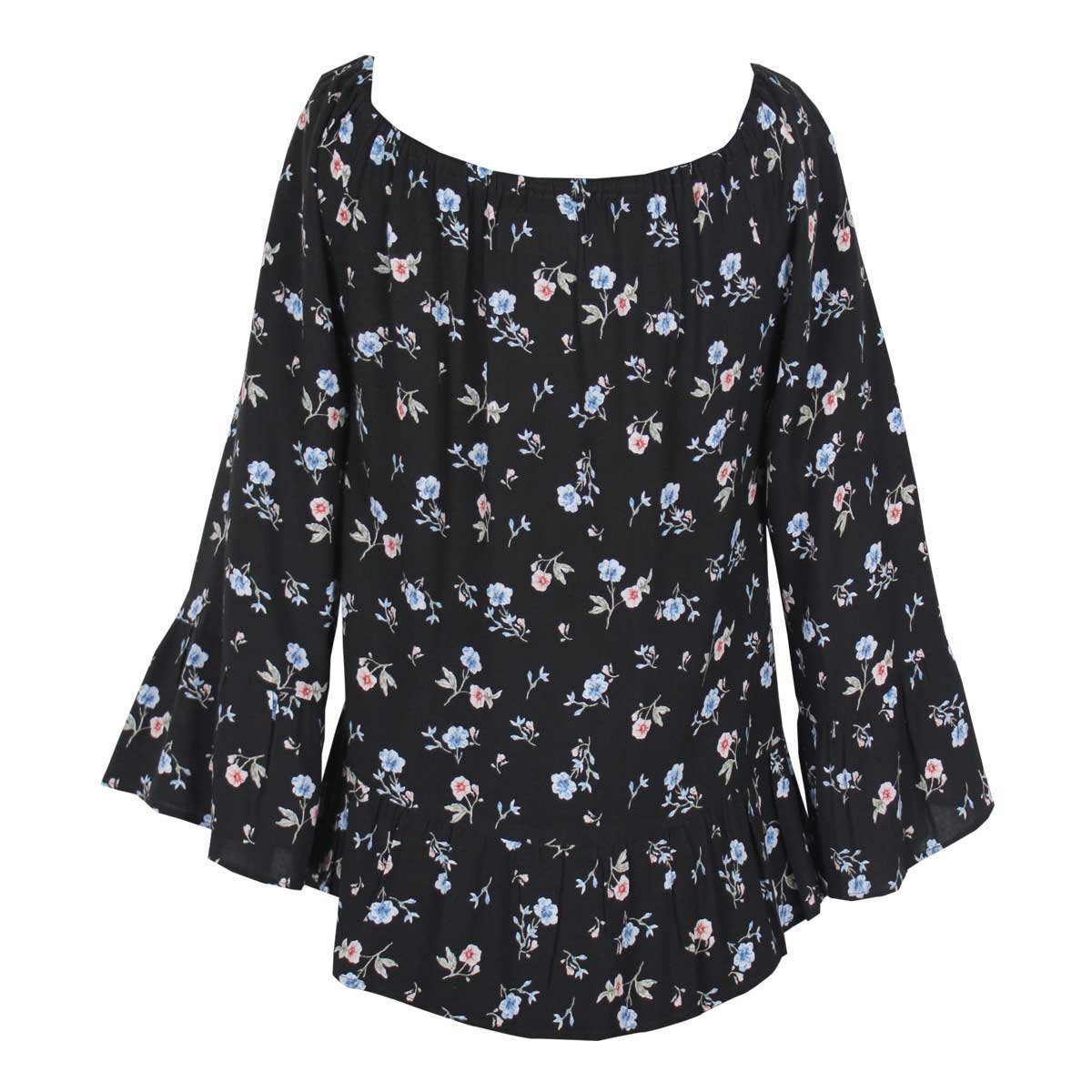 Blusa con Estampado de Flores Just By Basel