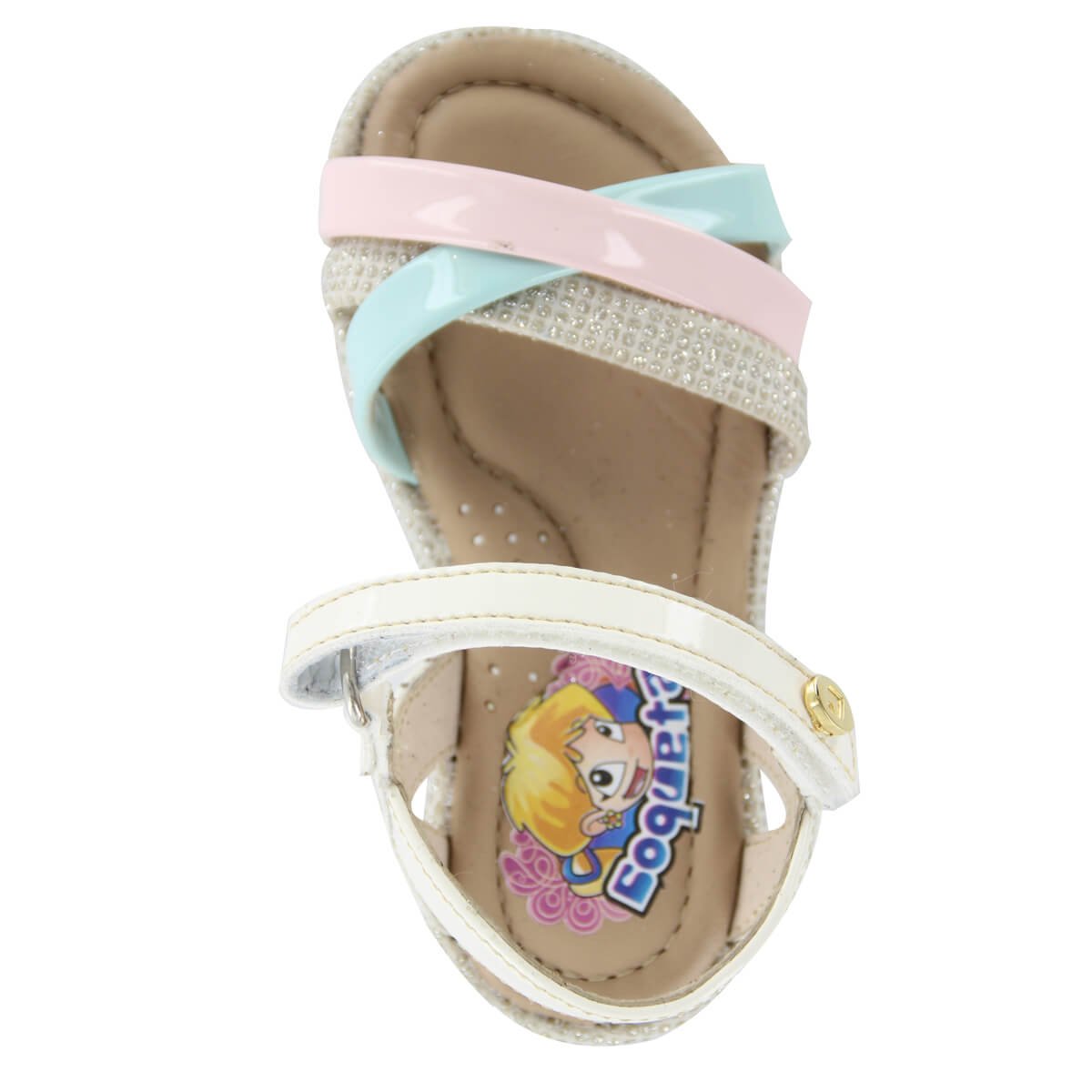 Sandalia Cuña Velcro 14-17 Coqueta 101304L