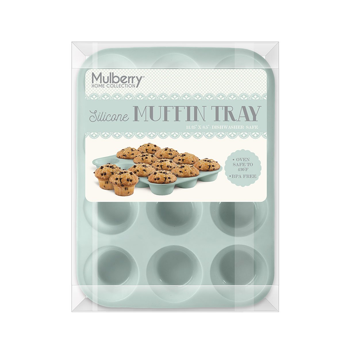 Molde Muffins Silicón Audrey Genmert Mulberry