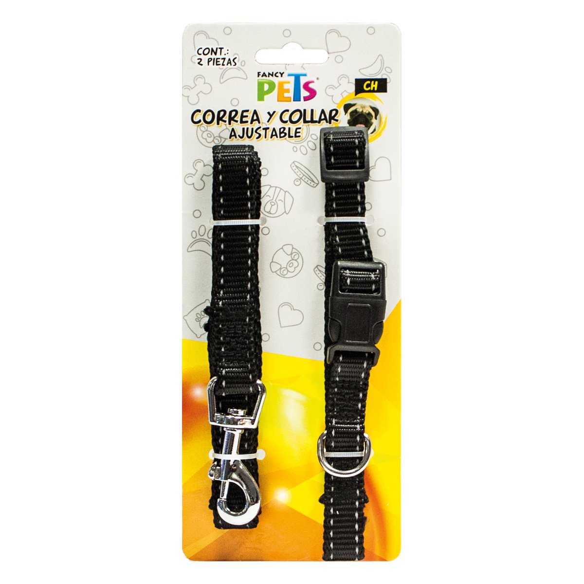 Correa/collar Nylon Bandas Reflejantes Ch