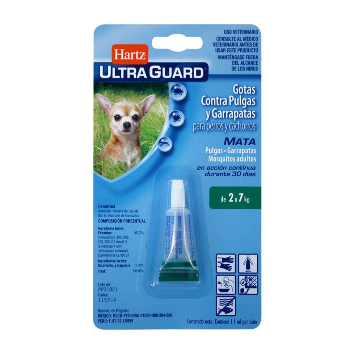 Pipeta Antipulgas para Perro 2 - 7 Kg