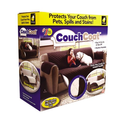 Protector de Sofá Couch Coat 1 Pieza Café/beige