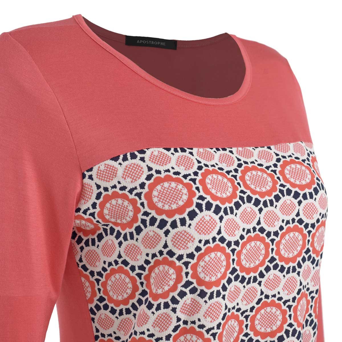 blusas combinadas con estampados