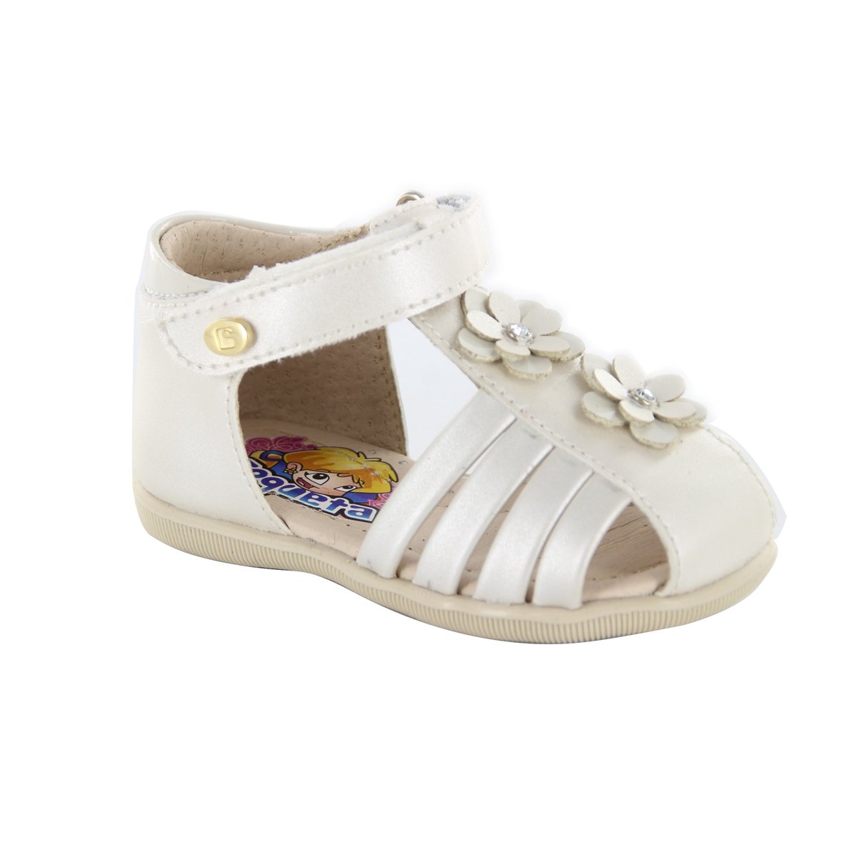 Sandalia Cerrada Flores 11-23 Coqueta 973010L