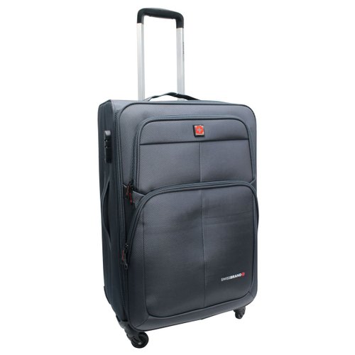Maleta Vertical Rodante 28" Luggage Exp Gris Swissbrand