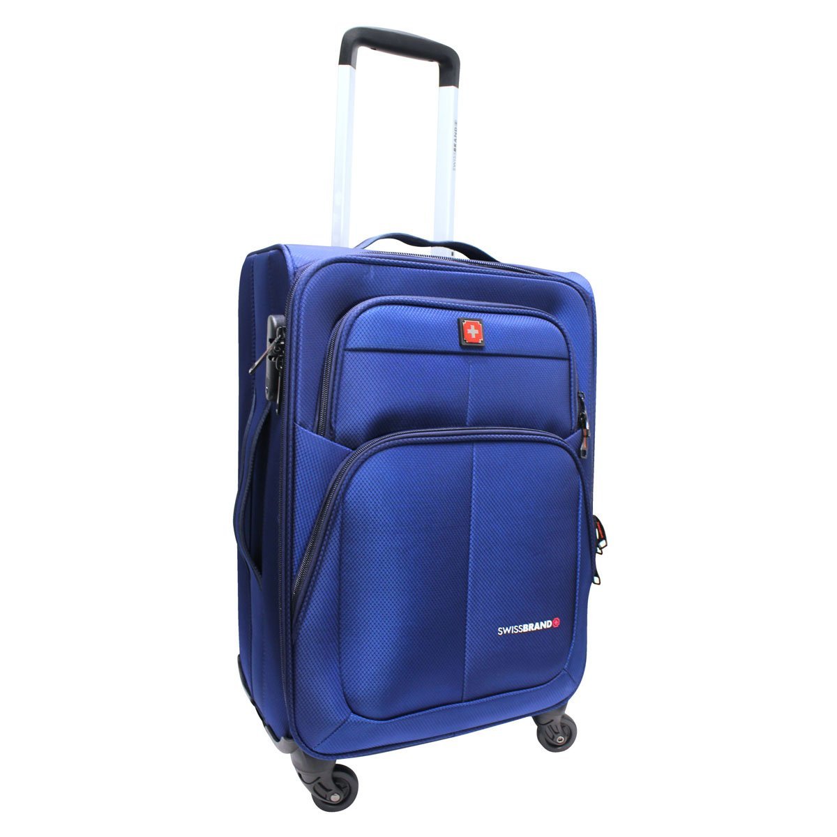 Maleta Vertical Rodante 28" Luggage Exp Azul Swissbrand