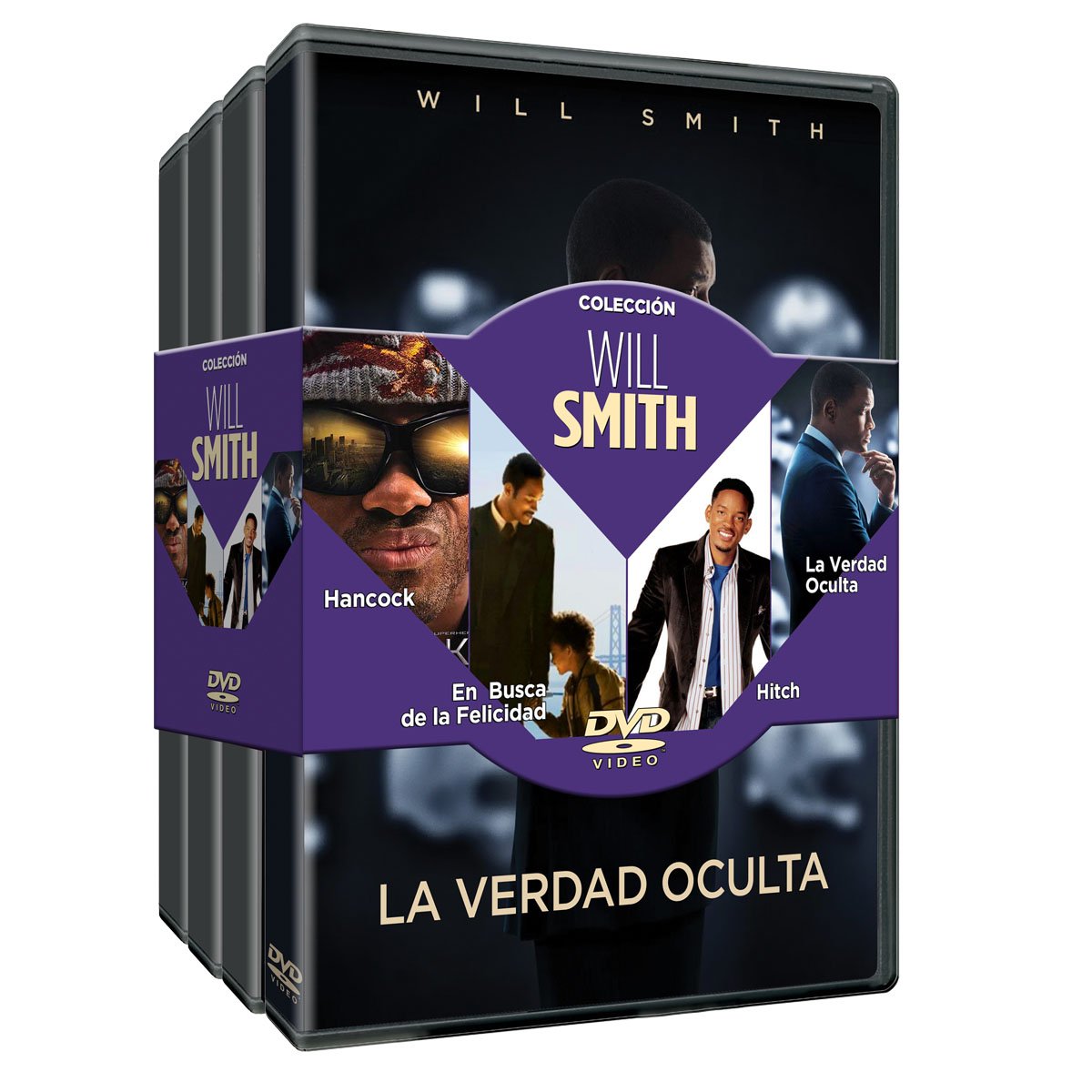 Dvd Will Smith Hancock / la Verdad Oculta / en Busca de la Felicidad ...