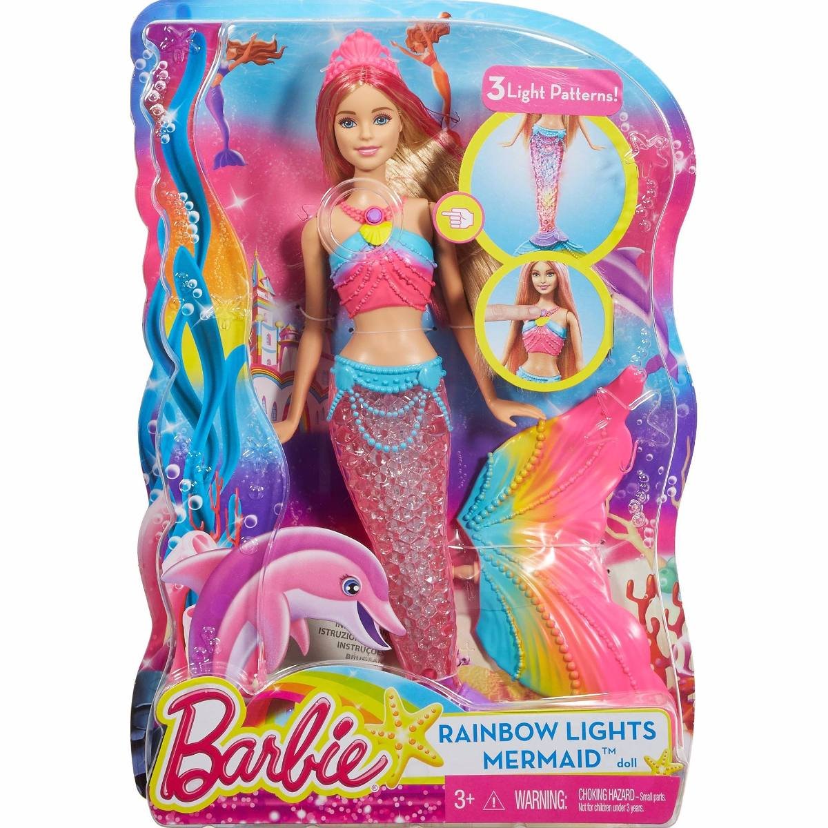 Barbie Sirena Arco&iacute;ris Brillante Mattel