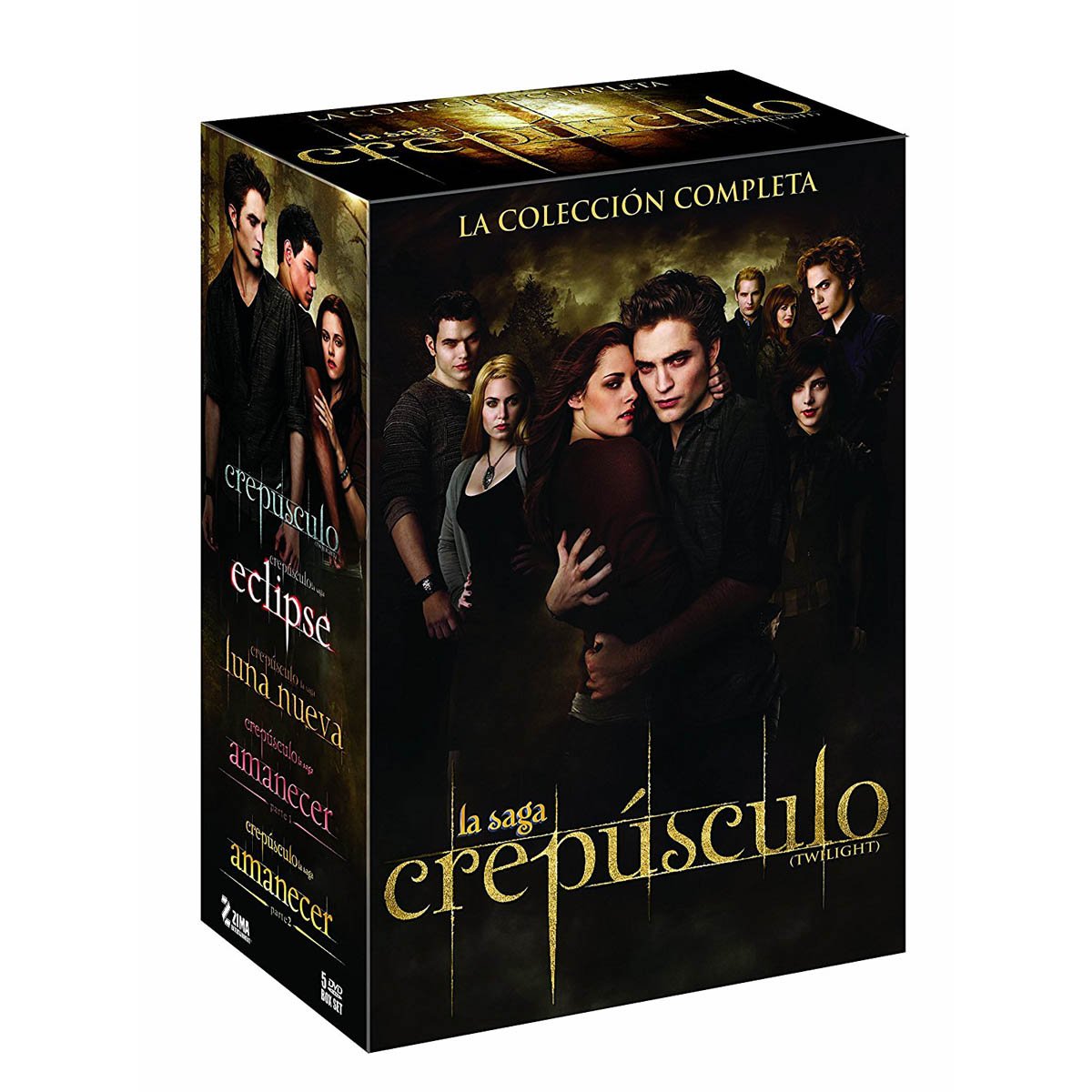 Dvd Crepusculo la Saga Completa