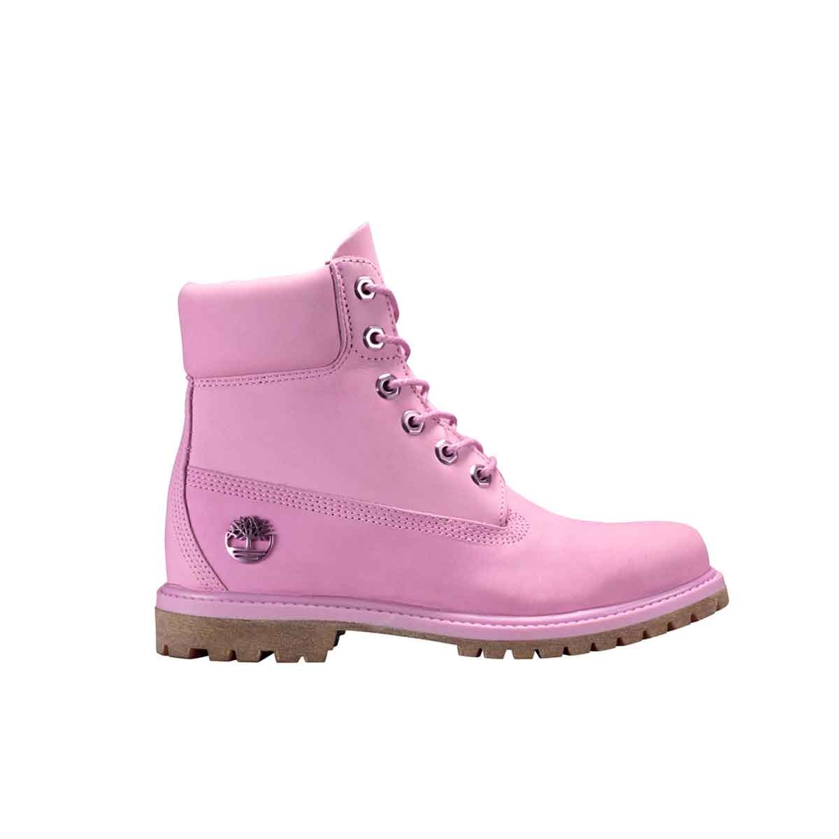 botas rosas timberland