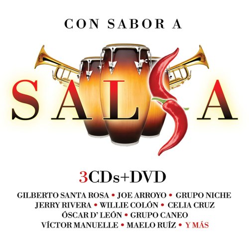 3 Cds + Dvd con Sabor a Salsa Varios