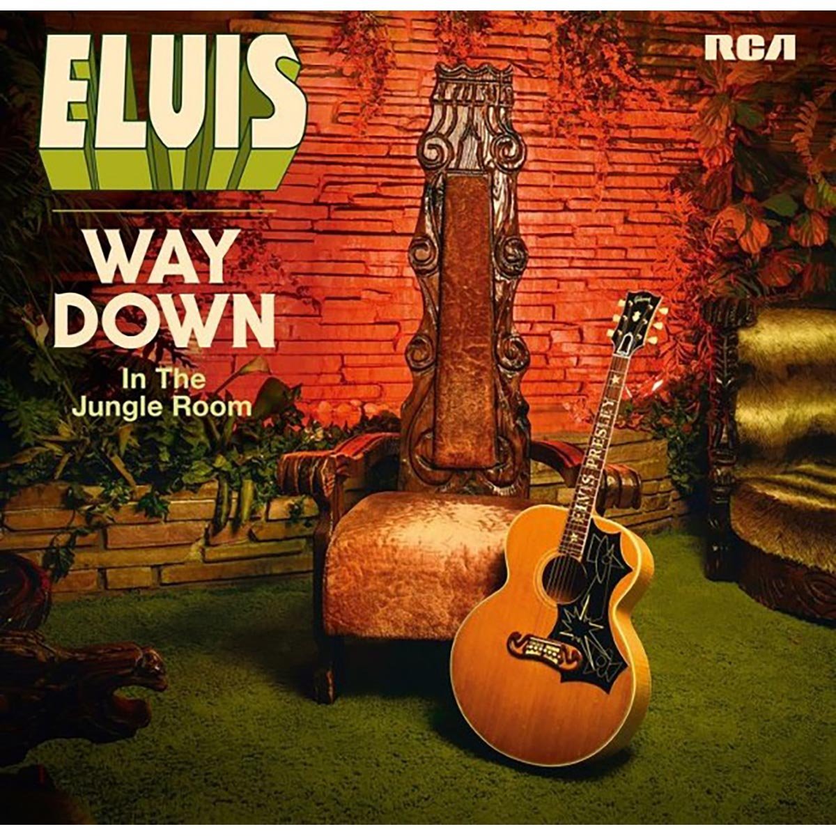 2Lps Elvis Presley Way Down In The Jungle Room