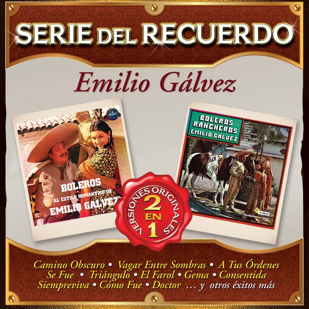 Cd Emilio Galvez Serie Del Recuerdo 2 en 1