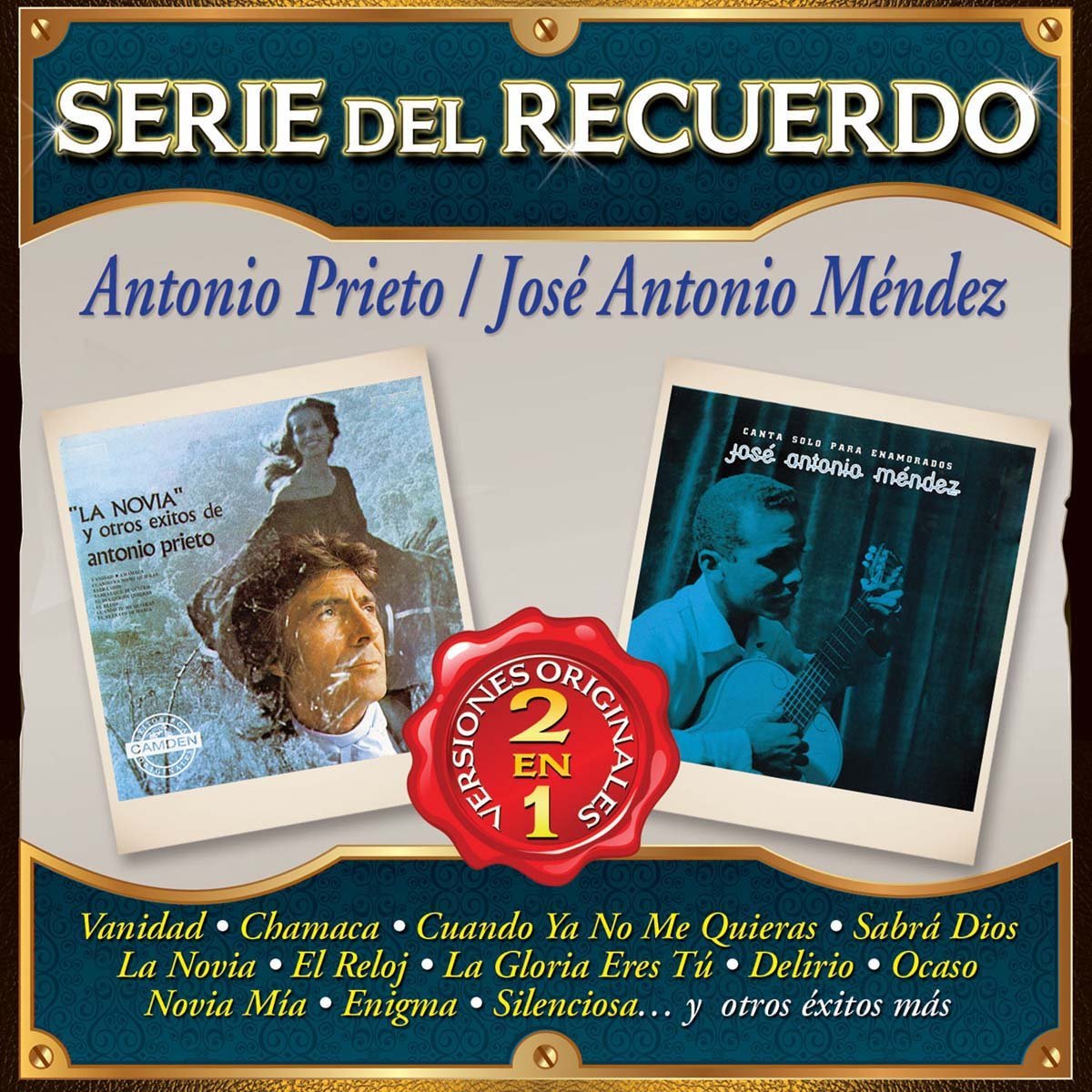 Cd Antonio Prietojose Antonio Mendez Serie Del Recuerdo 2 en 1