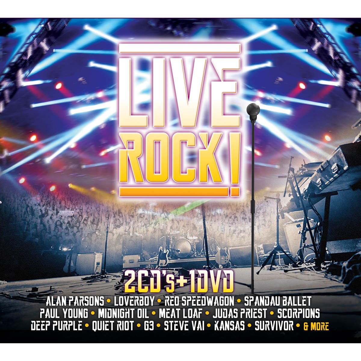 2Cds+Dvd Varios Live Rock !
