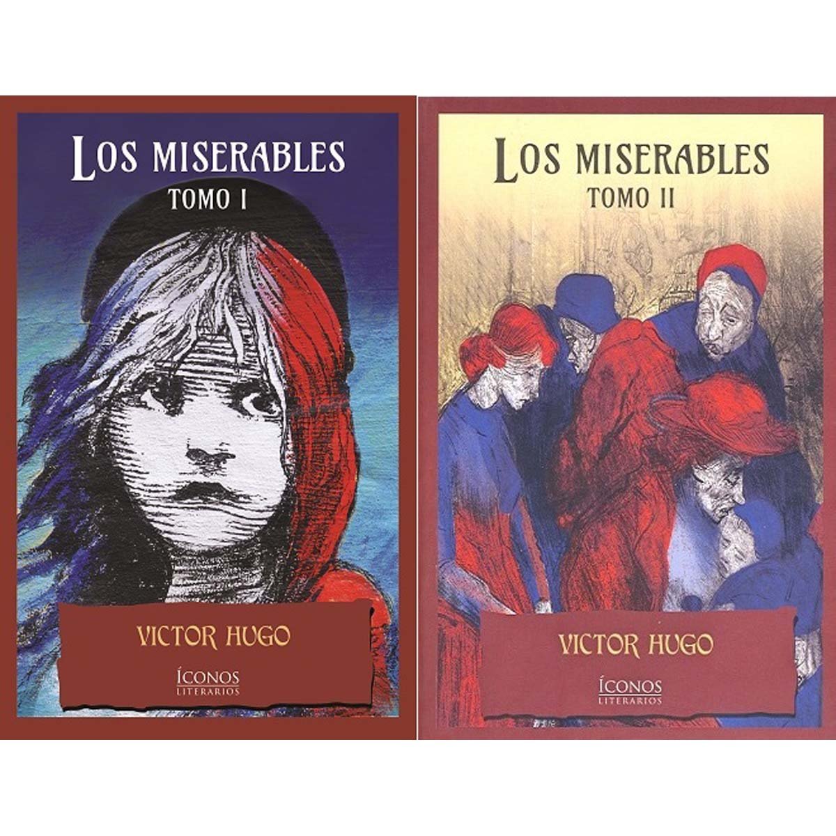 Estuche Miserables  los Tomo I y Tomo Ii Emur