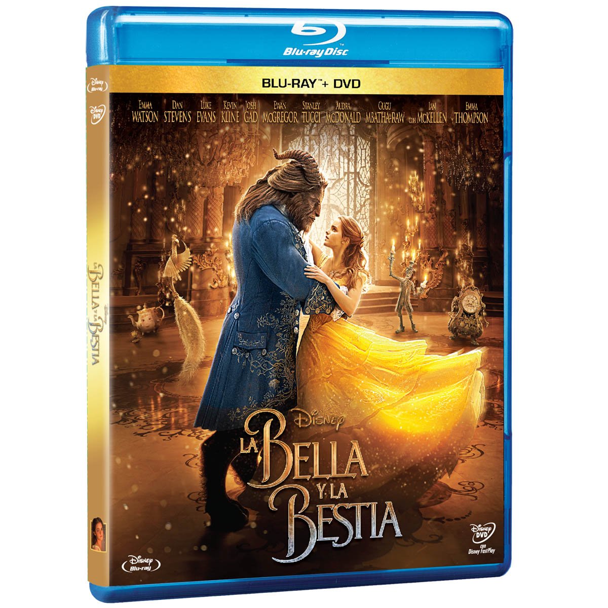 Blu Ray + Dvd la Bella y la Bestia