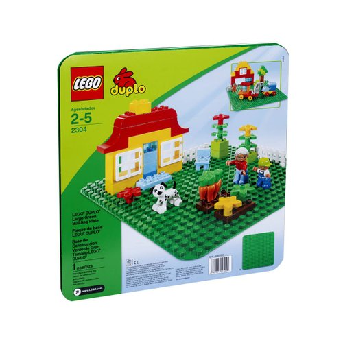 Duplo Base de Construcci&oacute;n Verde Grande Lego