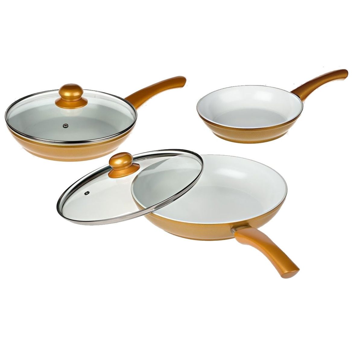 Set 3 Sartenes Cerafit Gold Edition Mejor Compra Tv