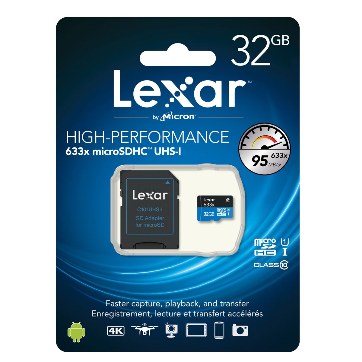 Memoria Micro Sd 32Gb 633X Lexar