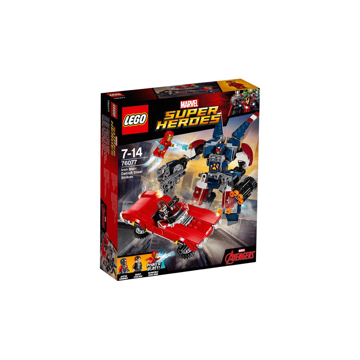 Iron Man el Ataque de Acero de Detroit Lego