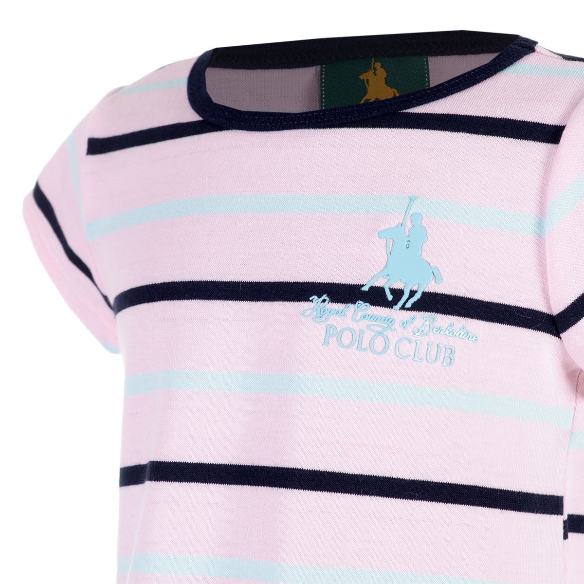 Vestido a Rayas Polo Club Baby