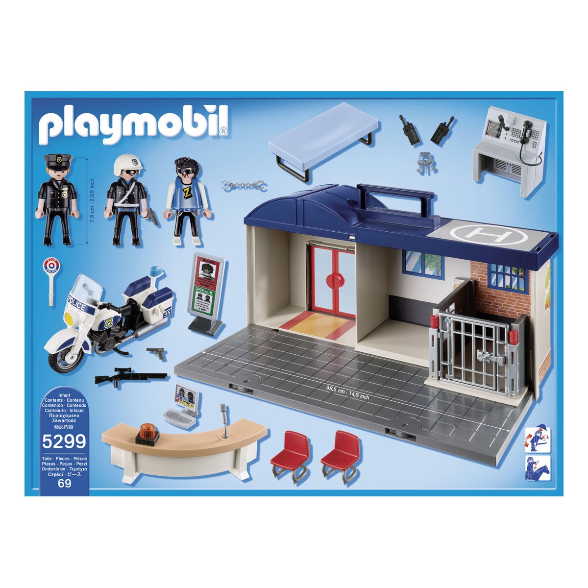 Maletín Estación de Policía Playmobil