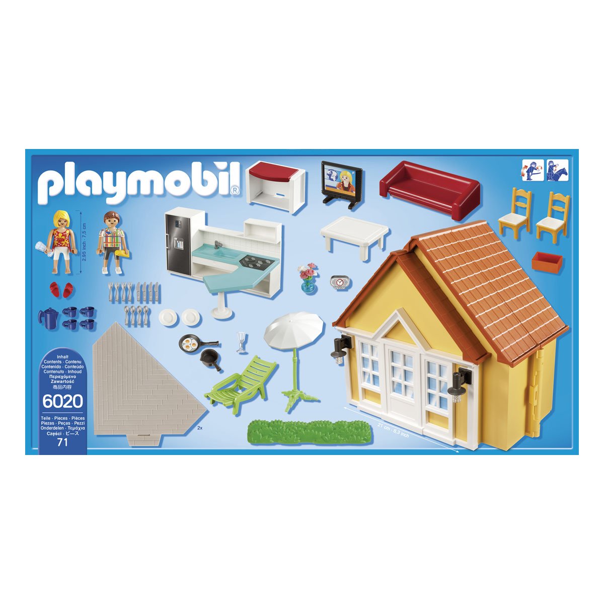 Maletín Casa de Campo Playmobil