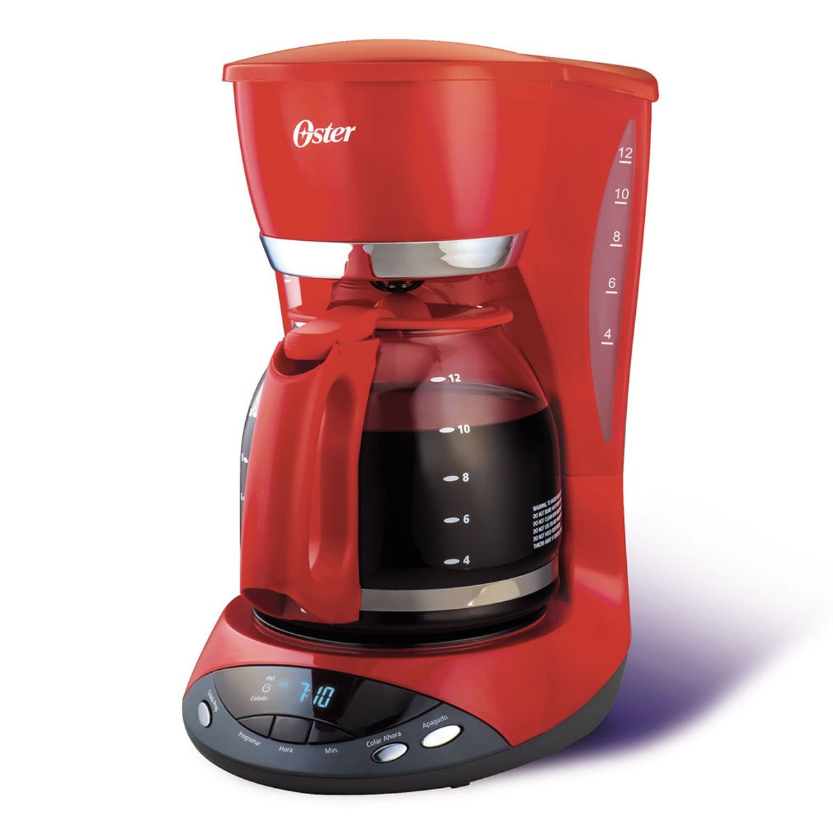 Cafetera Programable Roja Oster